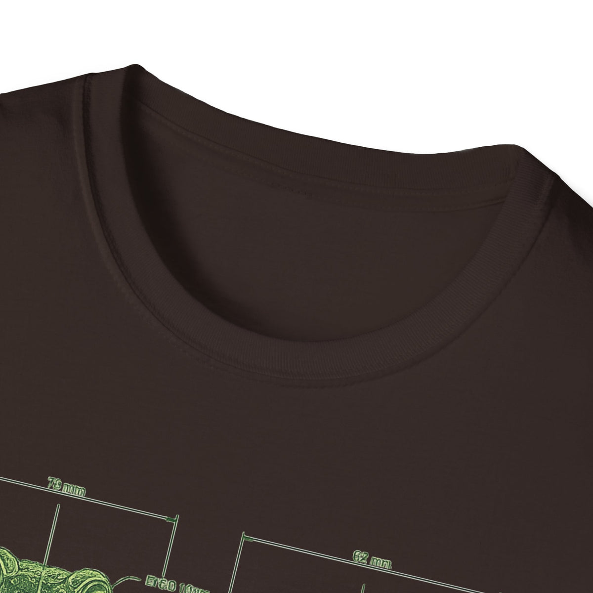 Blue Print Toad Unisex Softstyle T-Shirt