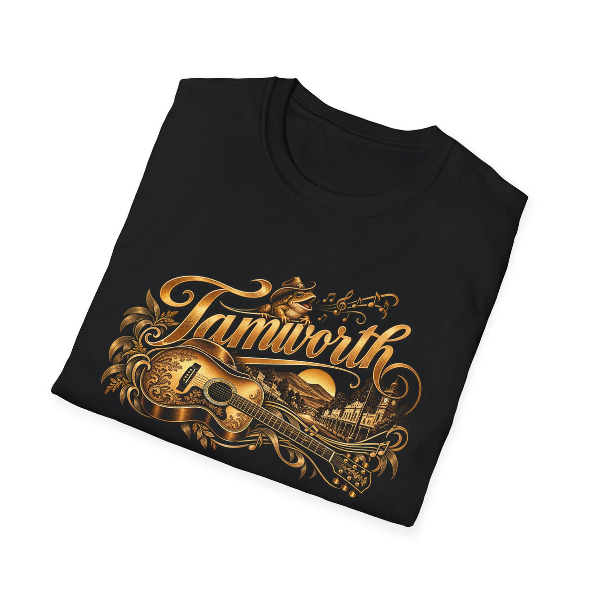 Tamworth Golden Guitar Country T-Shirt | Croaking Toad