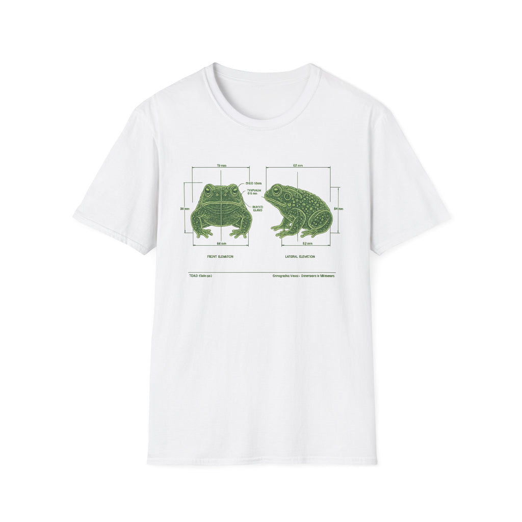 Blue Print Toad Unisex Softstyle T-Shirt