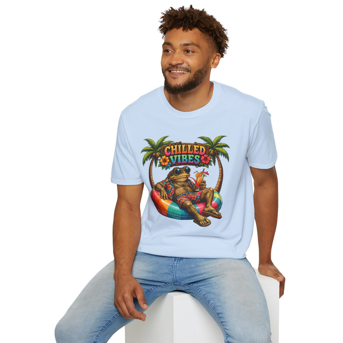 Chilled Vibes Toad Unisex Softstyle T-Shirt