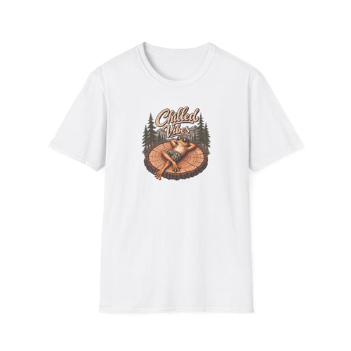 Chilled Vibes Toad T-Shirt | Funny Relaxed Toad Tee