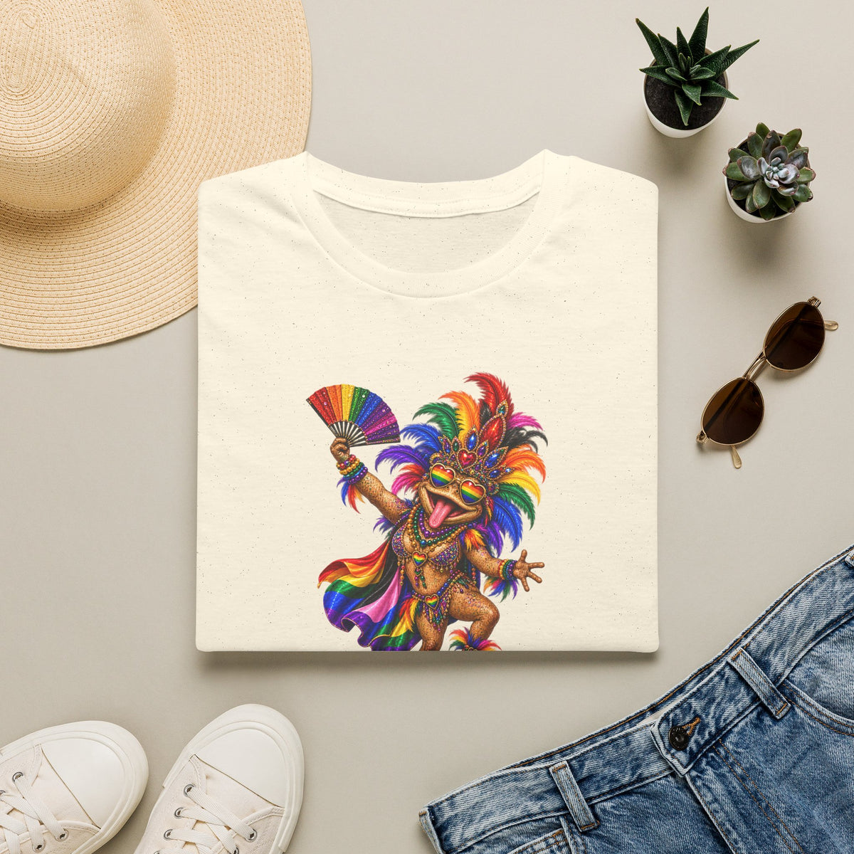 Madigras Toad Unisex Softstyle T-Shirt