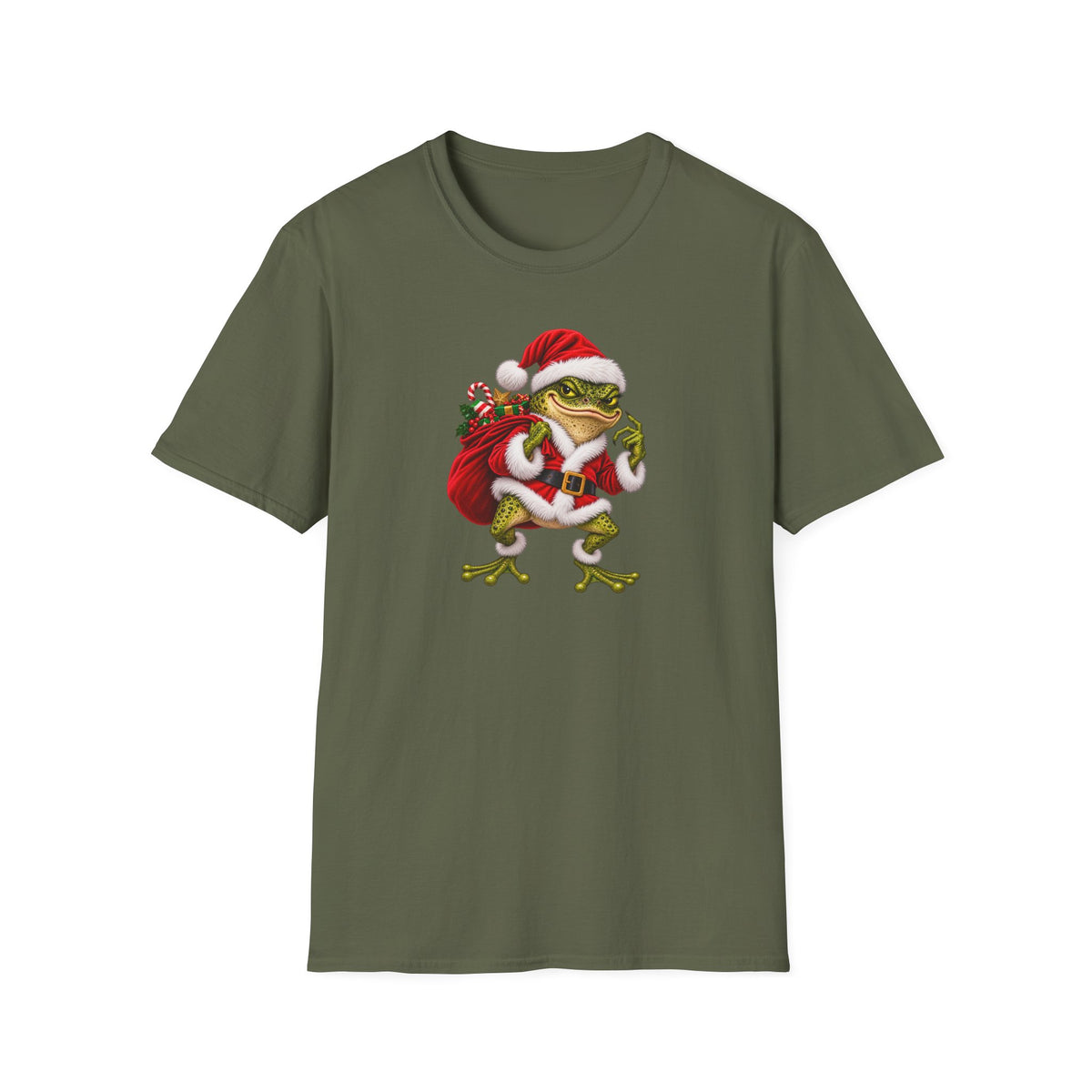 Chrismas grinch Toad Unisex Softstyle T-Shirt
