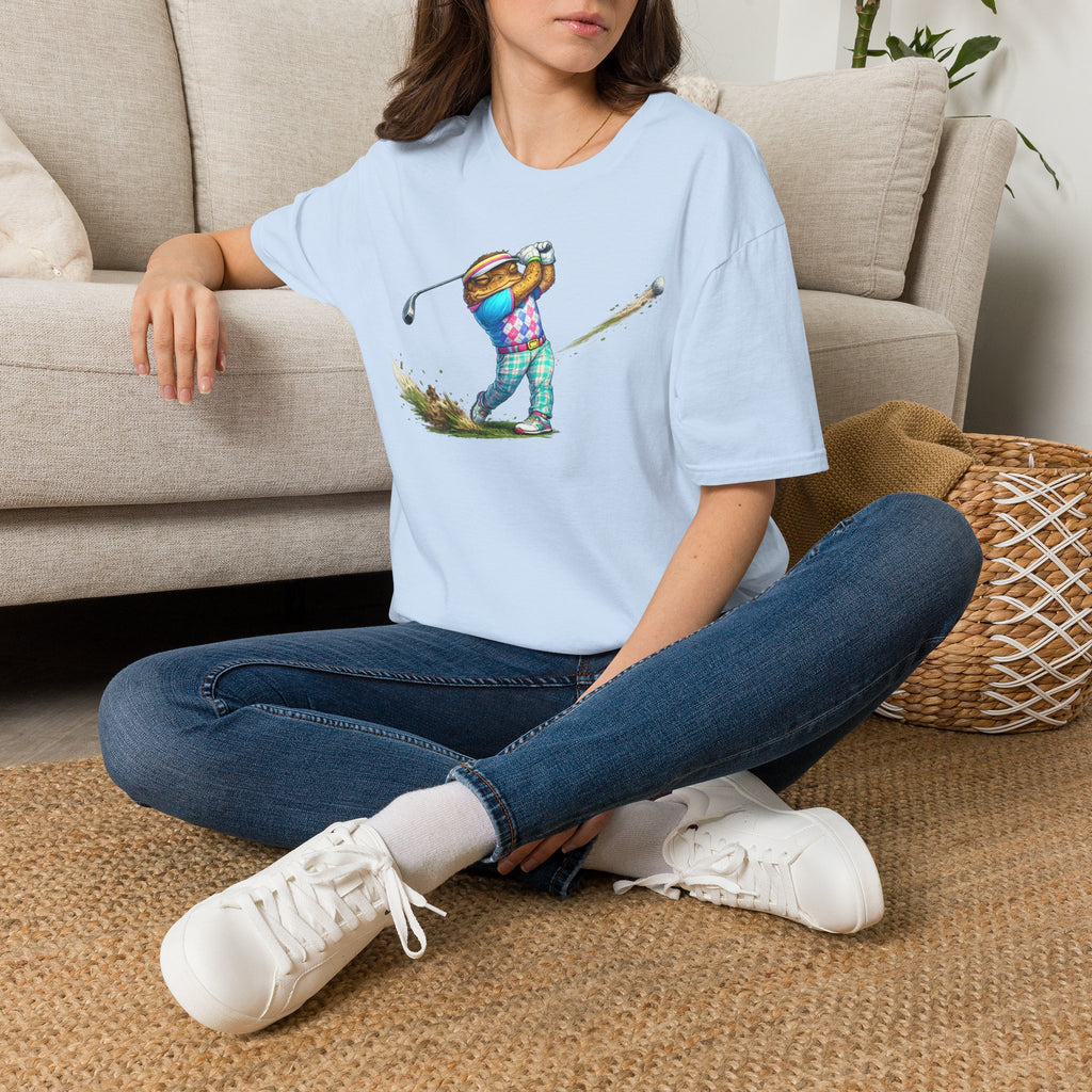 T-Shirt Unisex Morbida "Golf Pro Toad"