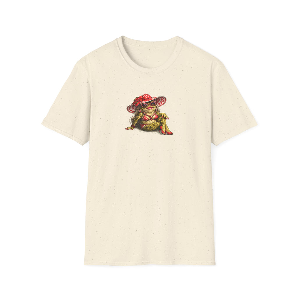 Toadella red polka dot Unisex Softstyle T-Shirt