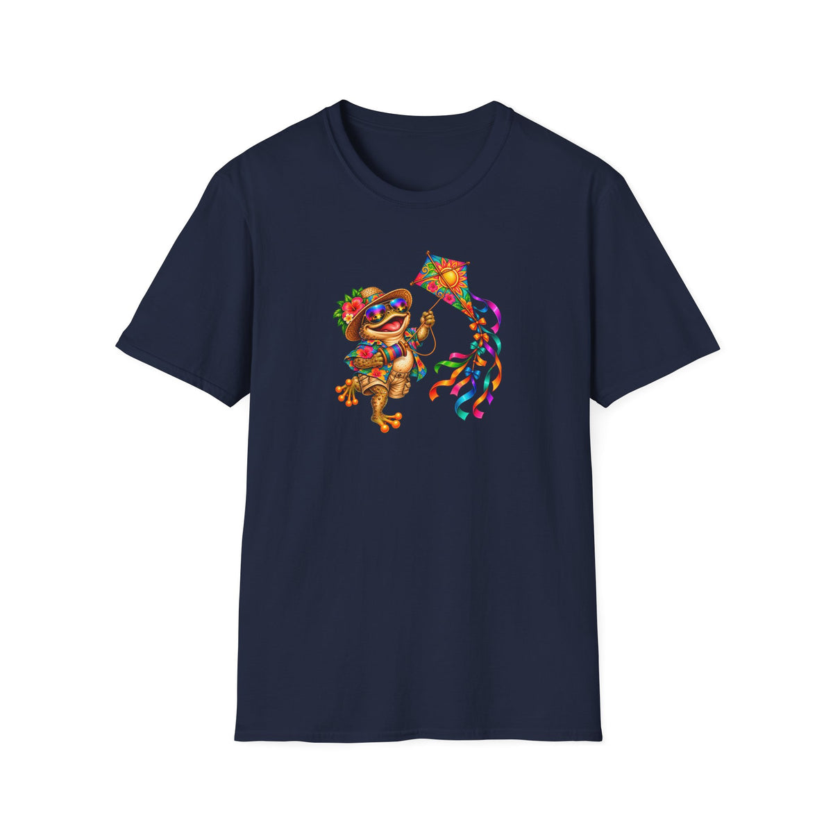 Kite flying Toad Unisex Softstyle T-Shirt