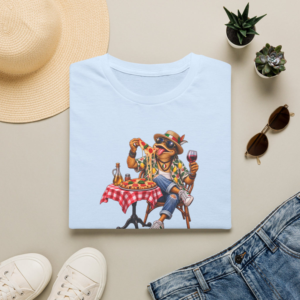 Italian Pizza Toad Unisex Softstyle T-Shirt
