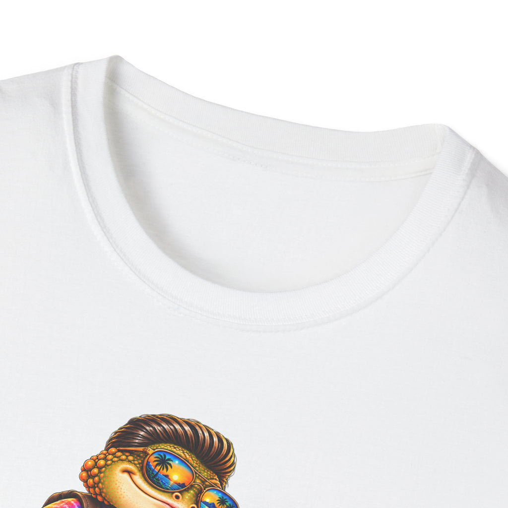Toad walking  Origami dog Unisex Softstyle T-Shirt