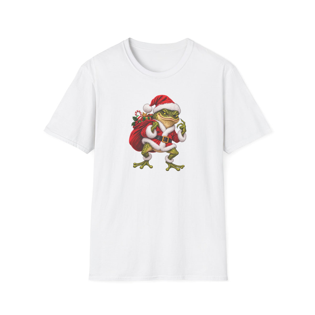 Chrismas grinch Toad Unisex Softstyle T-Shirt