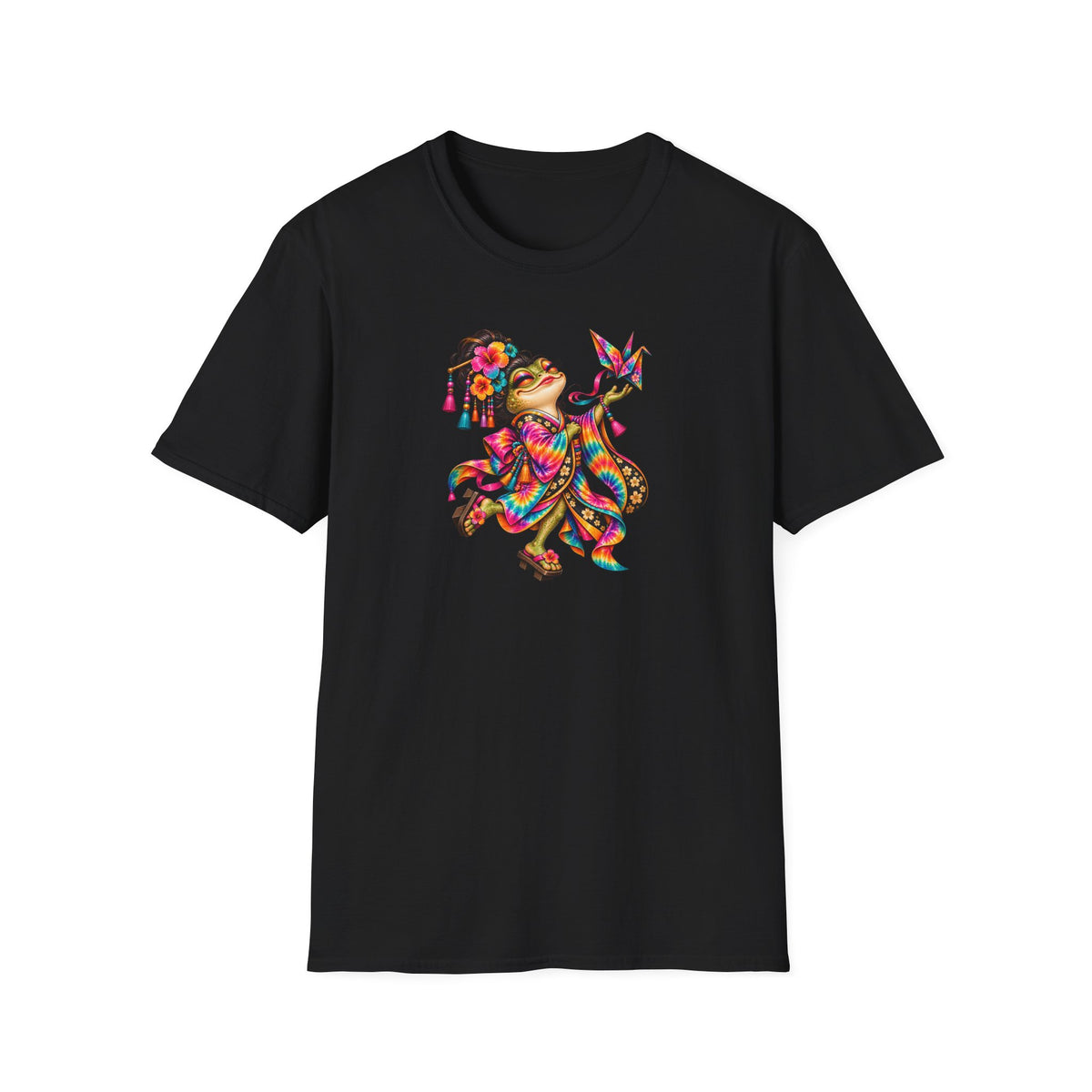 Origami Kite Toad  Unisex Softstyle T-Shirt