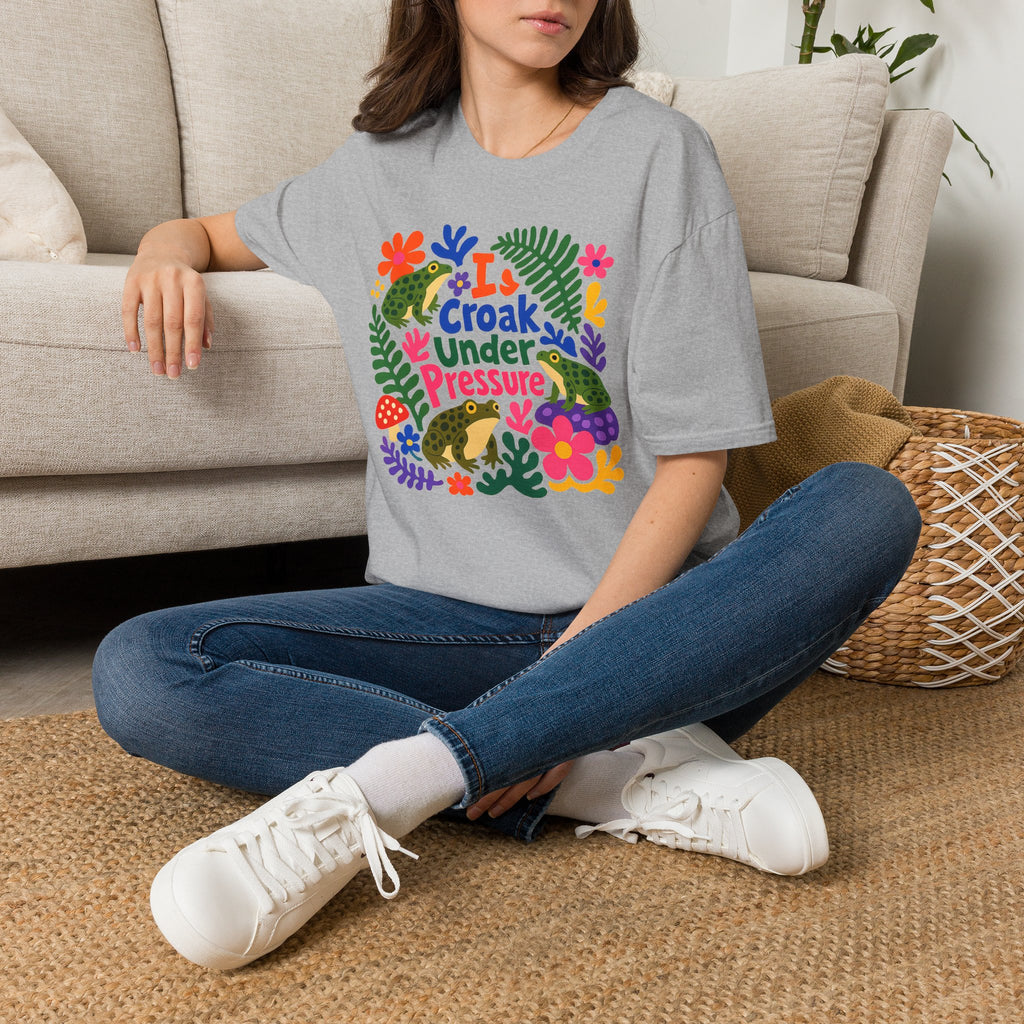 I Croak Under Pressure Unisex Softstyle T-Shirt