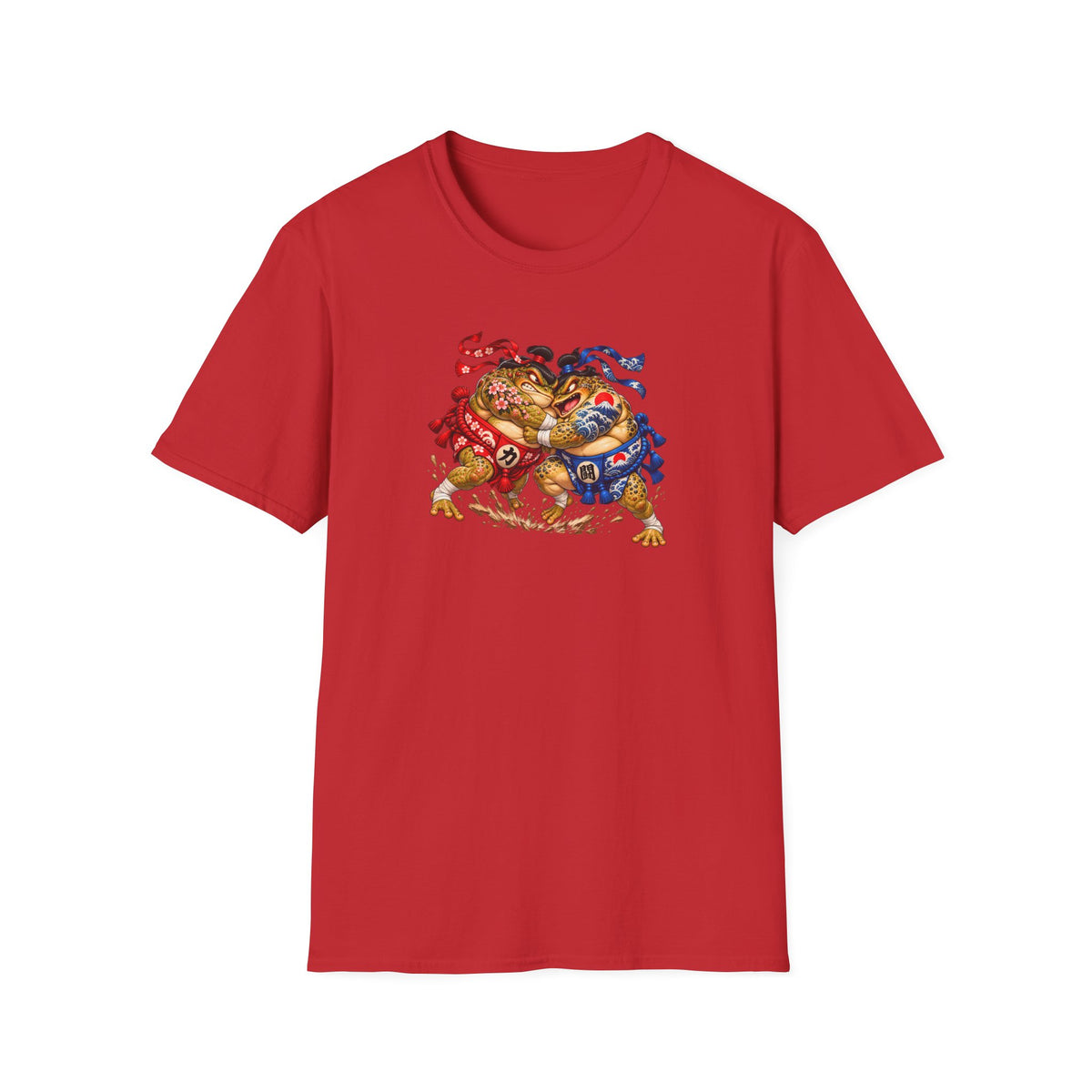 Sumo Toads Funny Japanese T-Shirt | Croaking Toad