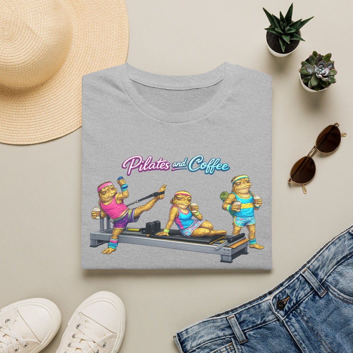 Pilates & Coffee Toads Unisex Softstyle T-Shirt