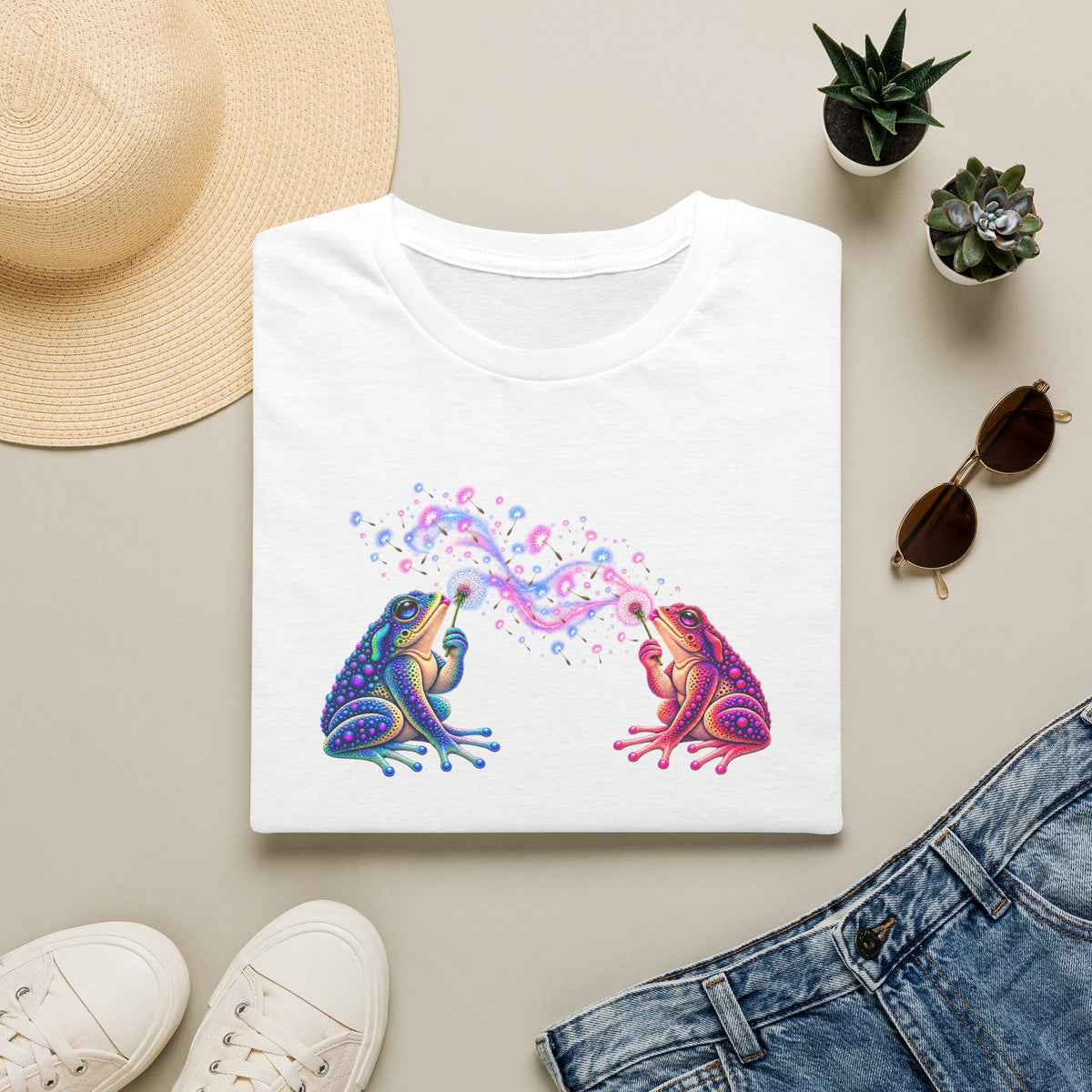 Dandelion Love Toads Unisex Softstyle T-Shirt