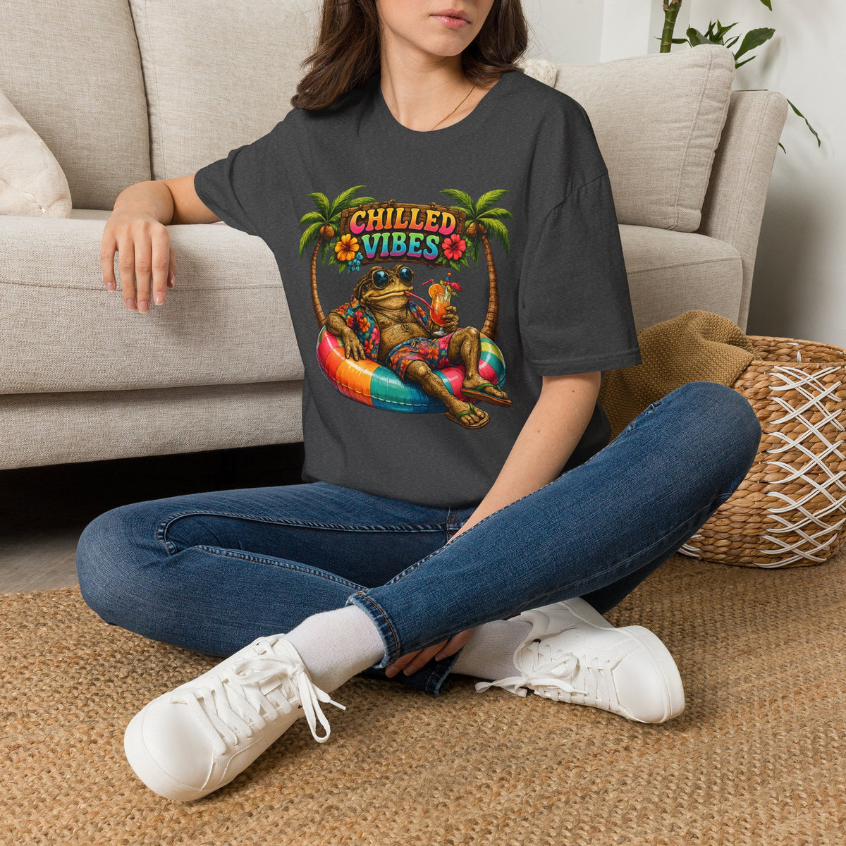 Chilled Vibes Toad Unisex Softstyle T-Shirt