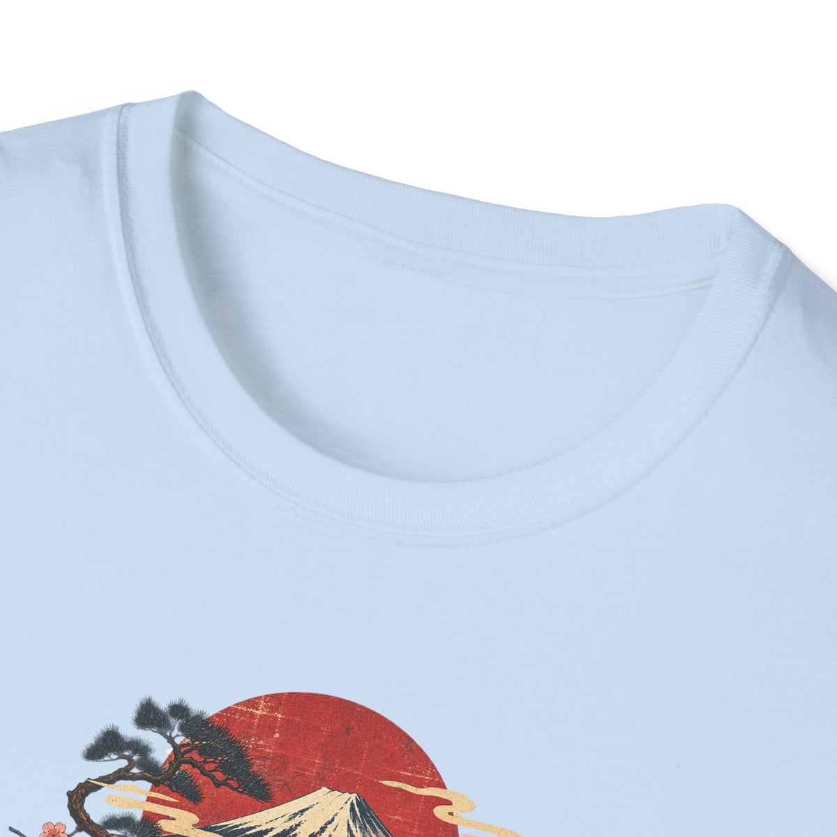 Mt Fuji Ramen noodle Toad Unisex Softstyle T-Shirt