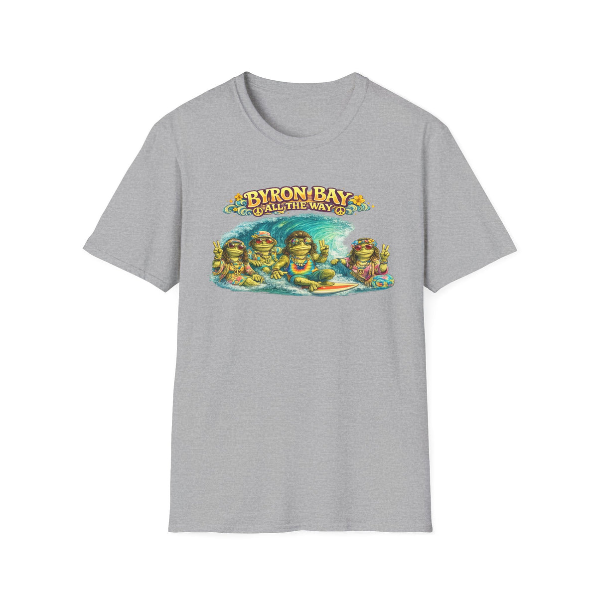 Byron Bay All The Way Unisex Softstyle T-Shirt