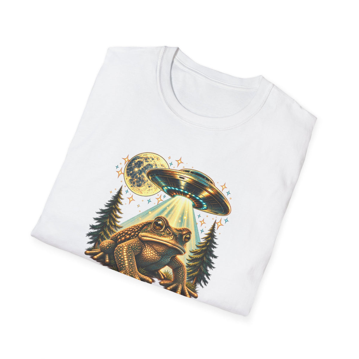 UFO Toad T-Shirt – Funny UFO & Space Graphic Tee