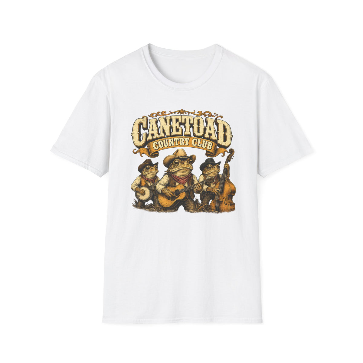 Canetoad Countryclub Unisex Softstyle T-Shirt