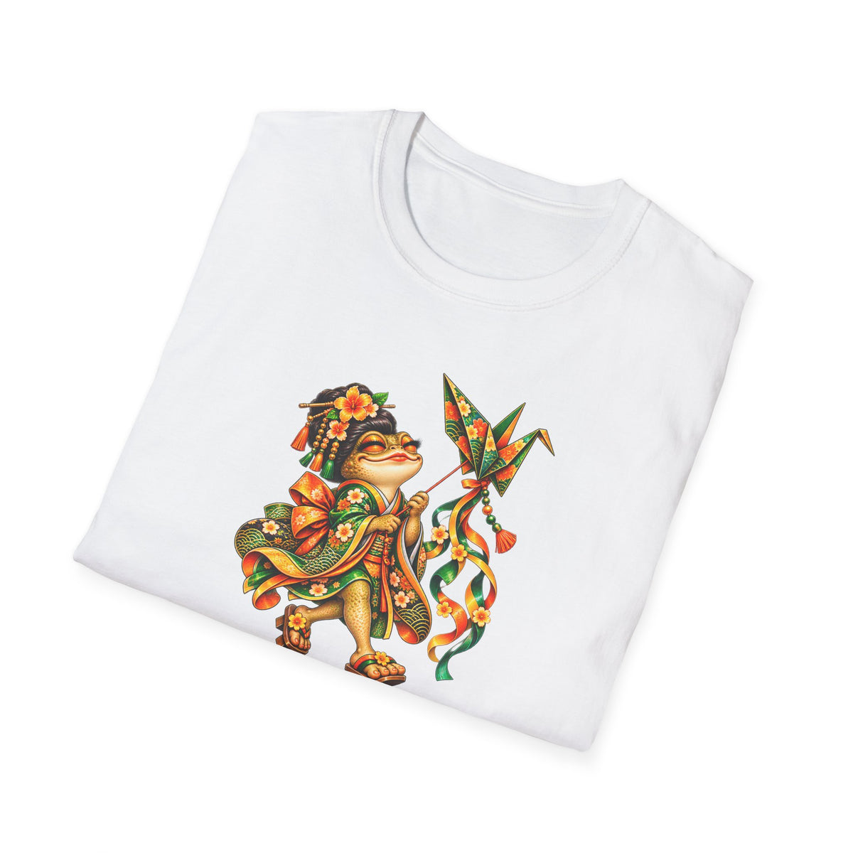 Kite Flying Toad Unisex Softstyle T-Shirt