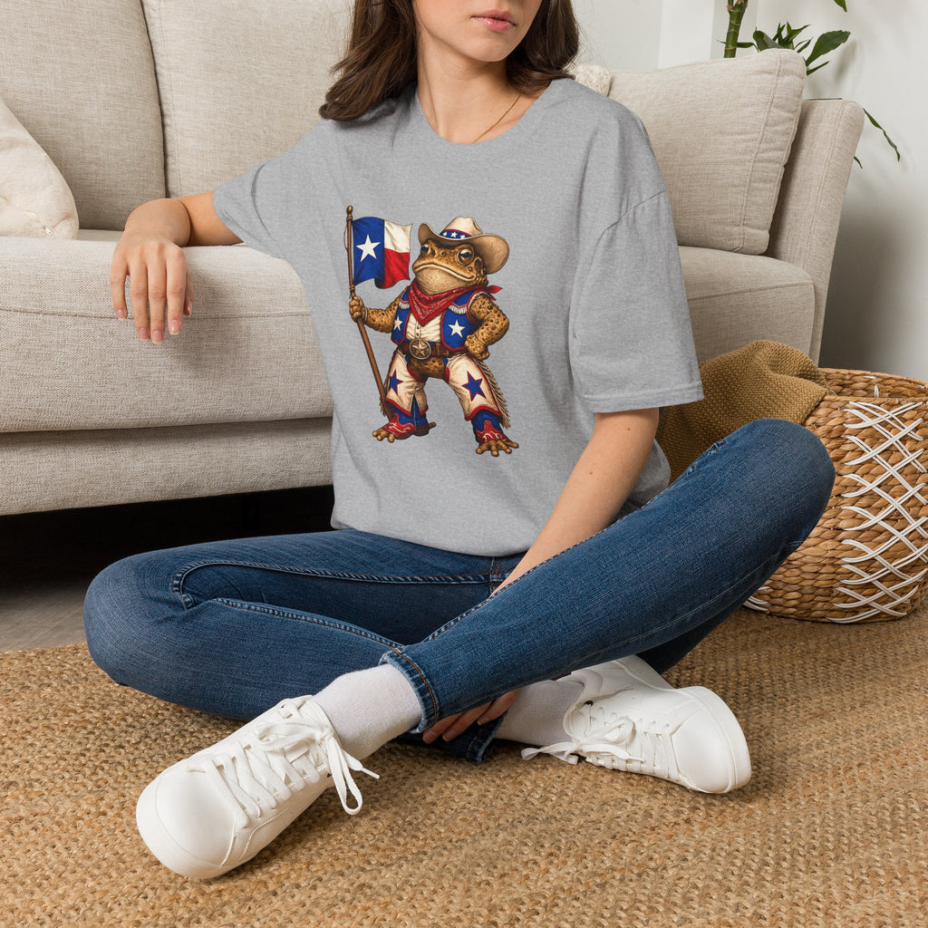 Texas Toad Maskottchen Unisex Softstyle T-Shirt