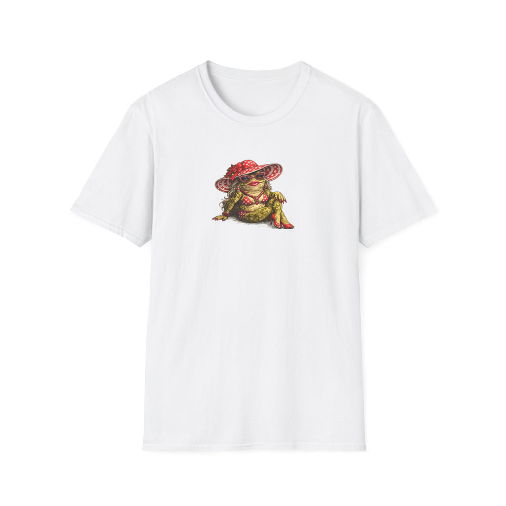 Toadella red polka dot Unisex Softstyle T-Shirt