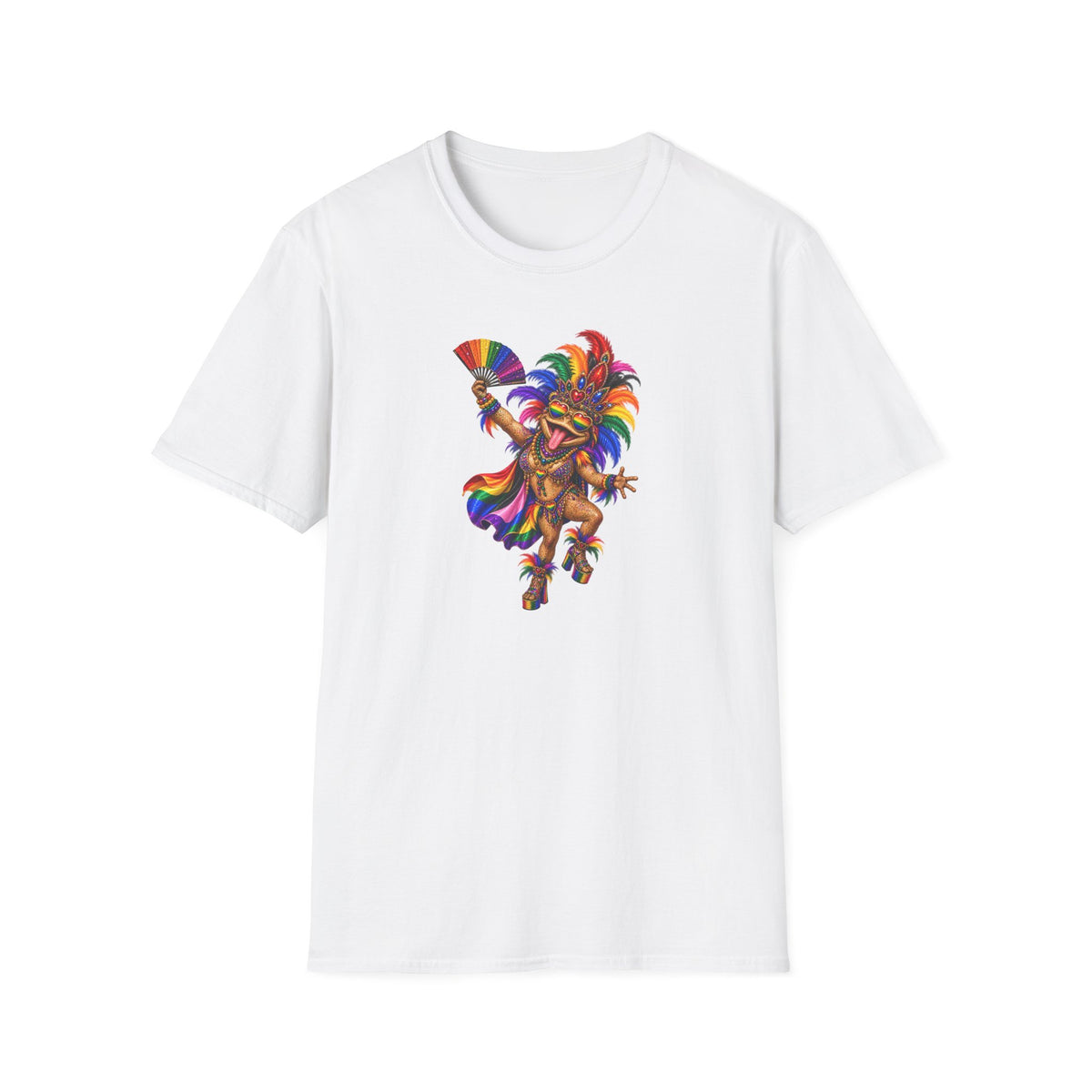 Madigras Toad Unisex Softstyle T-Shirt