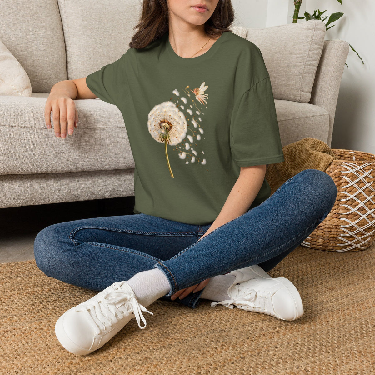 Dandelion fairy Unisex Softstyle T-Shirt