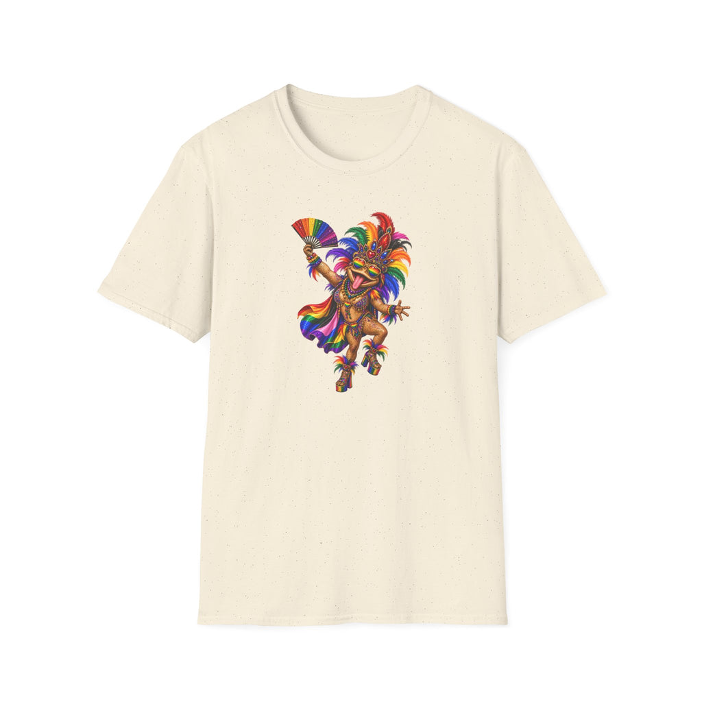 T-shirt unisex Madigras Toad Softstyle