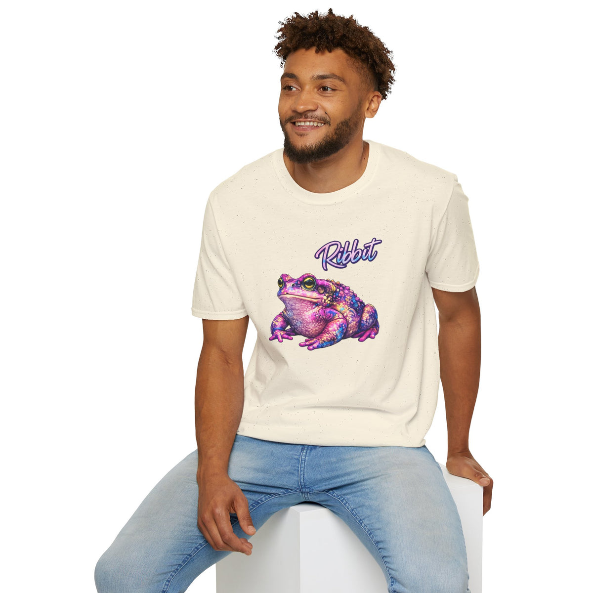 Ribbit Toad Unisex Softstyle T-Shirt