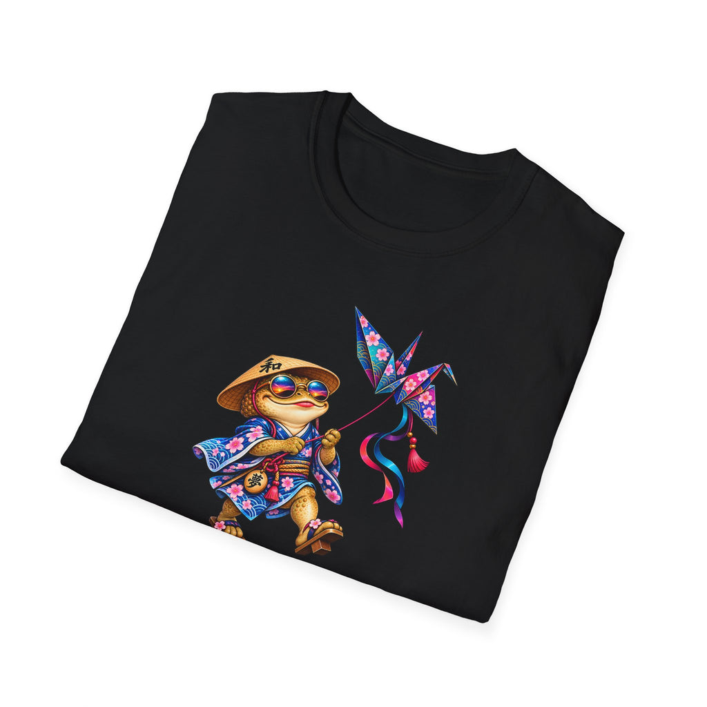 Kite Flying Toad Unisex Softstyle T-Shirt