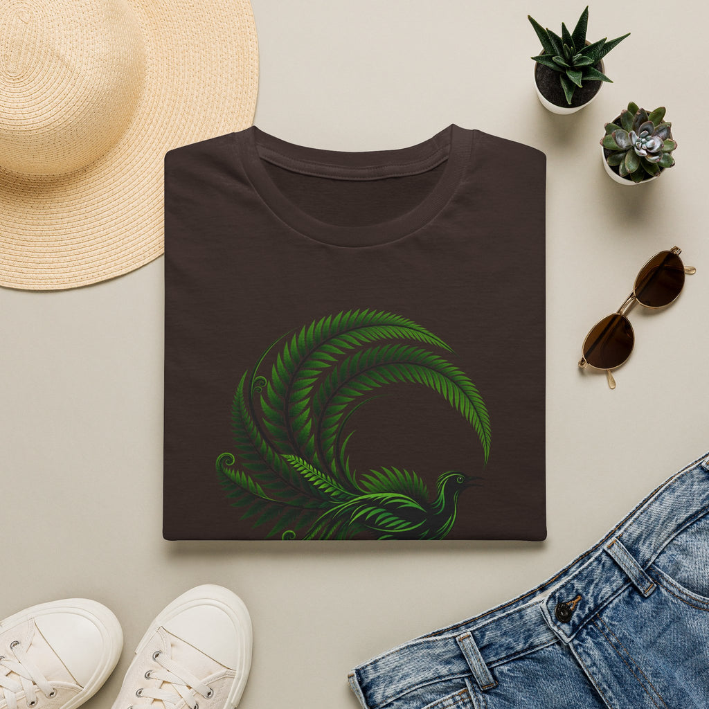 Green Australia Lyrebird Unisex Softstyle T-Shirt