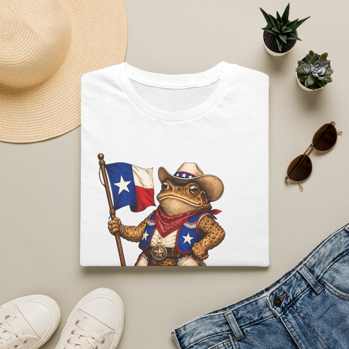 T-shirt unisex Texas Toad Mascot Softstyle