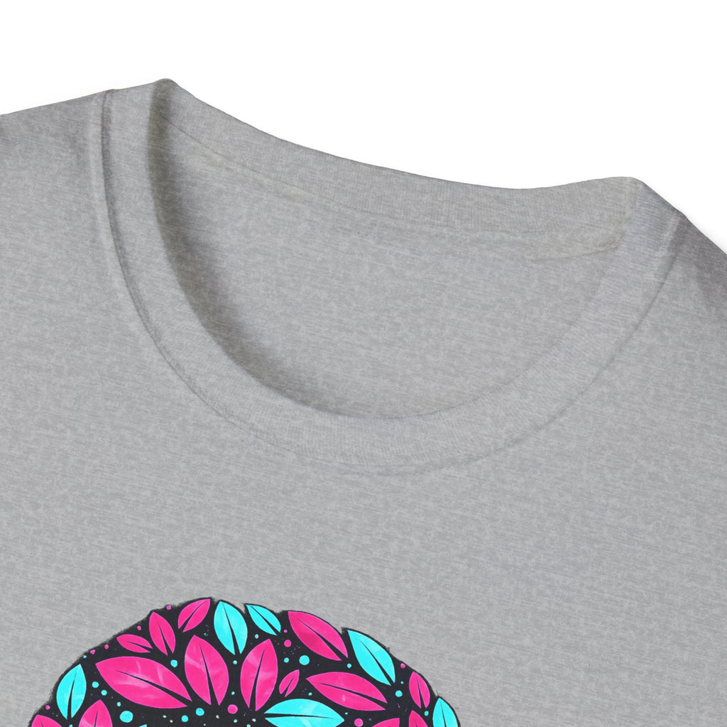 Unisex Softstyle T-Shirt „Blättrige Kröte“
