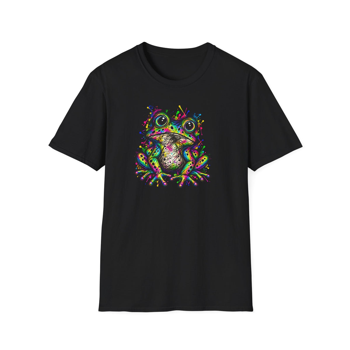 Tie dye Toad - Unisex Softstyle T-Shirt