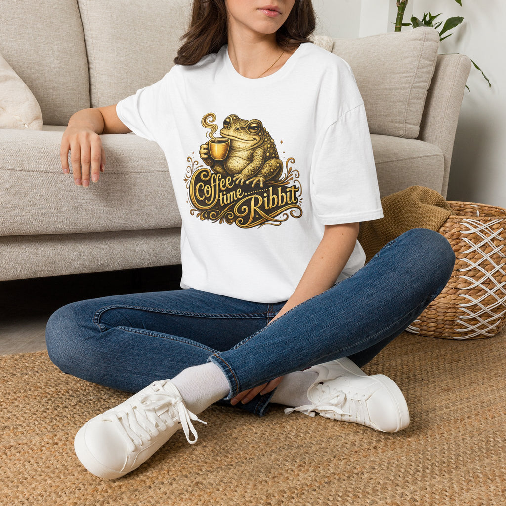 Coffee time Ribbit Unisex Softstyle T-Shirt