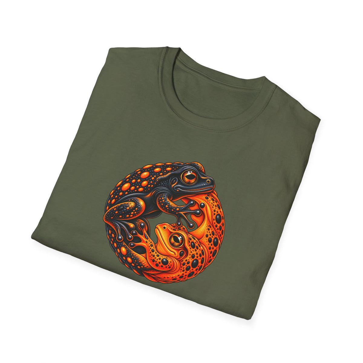 Yin and Yang Toads Unisex Softstyle T-Shirt