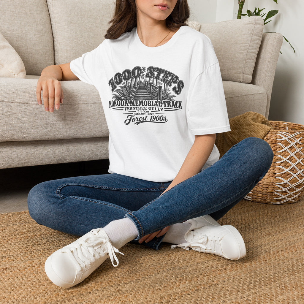 1000 Steps Kokoda Memorial Track Unisex Softstyle T-Shirt
