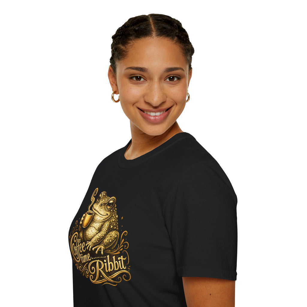 Coffee time Ribbit Unisex Softstyle T-Shirt