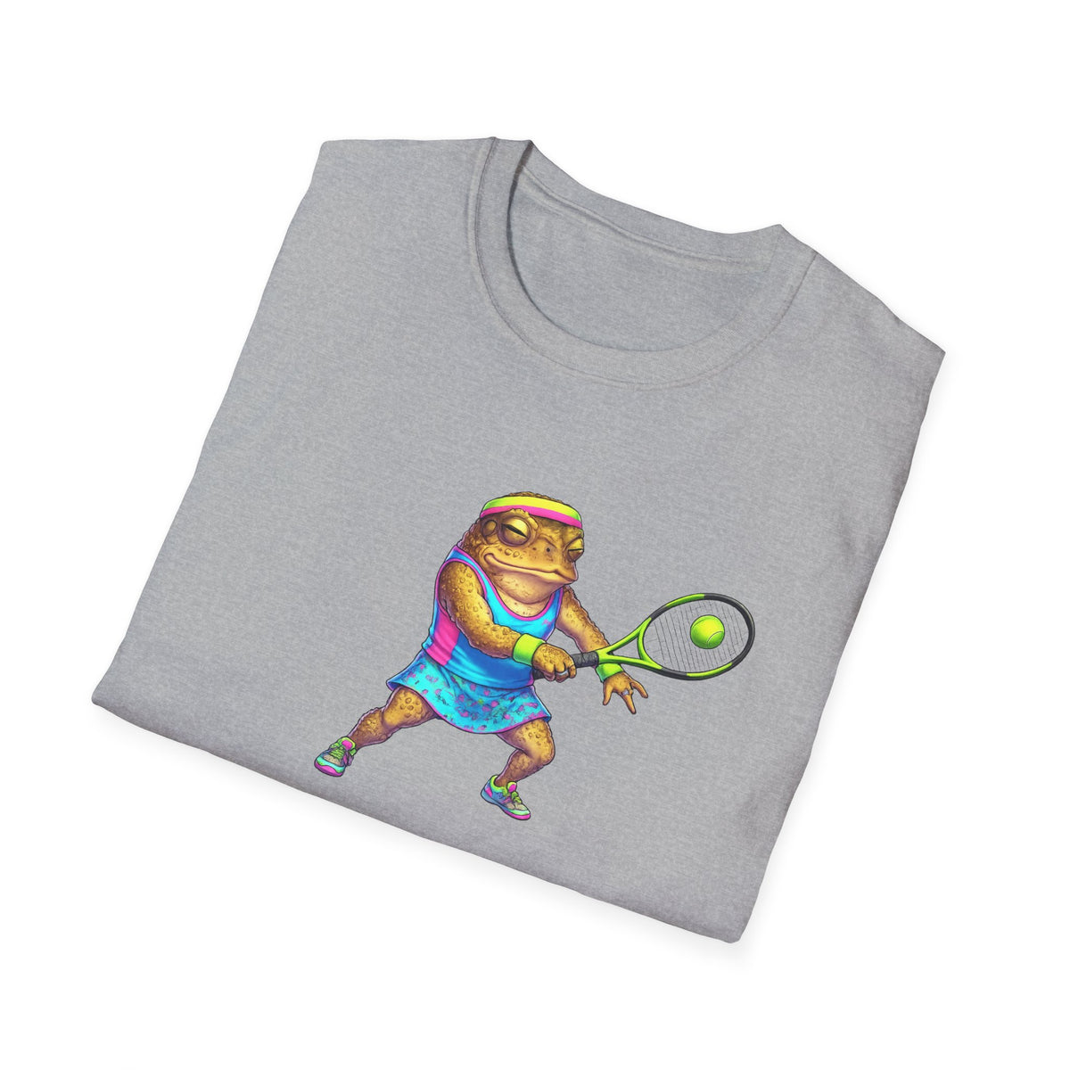 Tennis-Kröte Unisex Softstyle T-Shirt