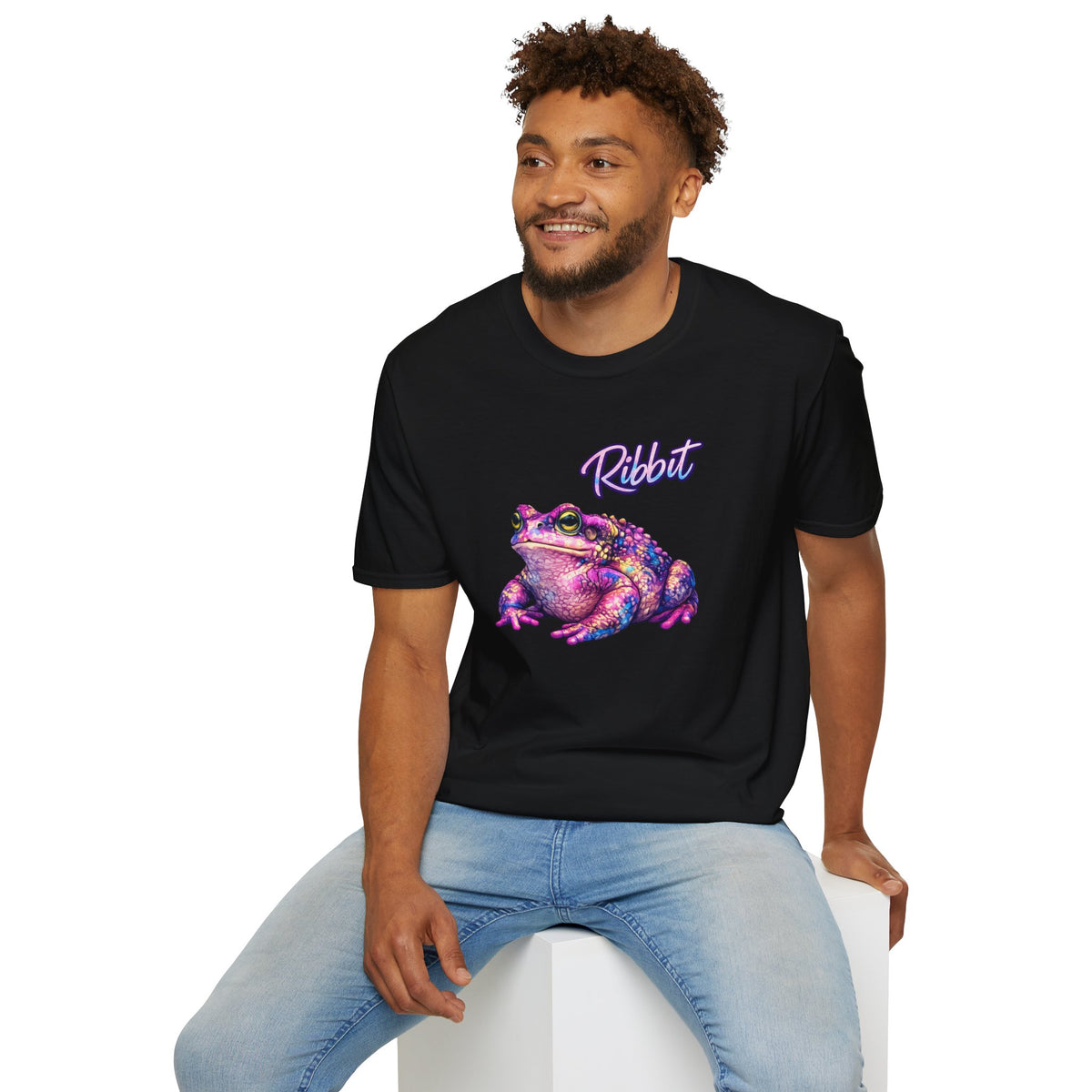 Ribbit Toad Unisex Softstyle T-Shirt