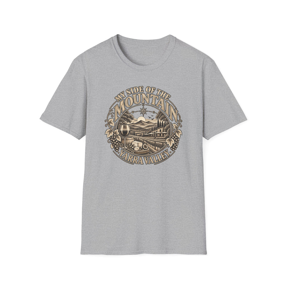 My side of the Mountain  Yarra Valley Unisex Softstyle T-Shirt