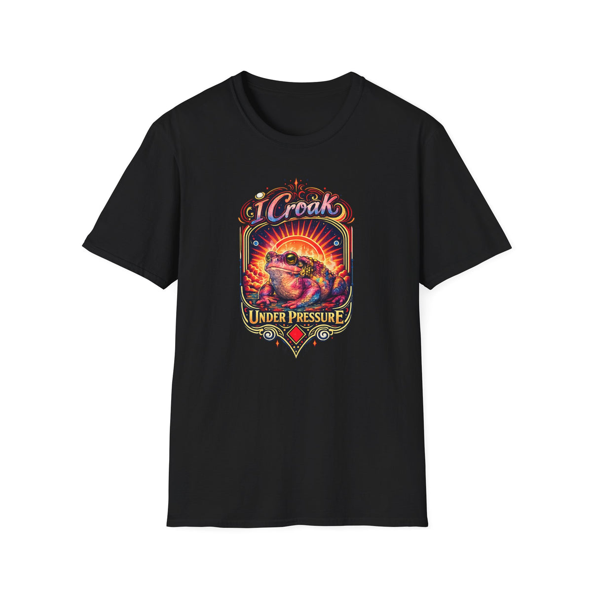 I Croak Under Pressure Unisex Softstyle T-Shirt