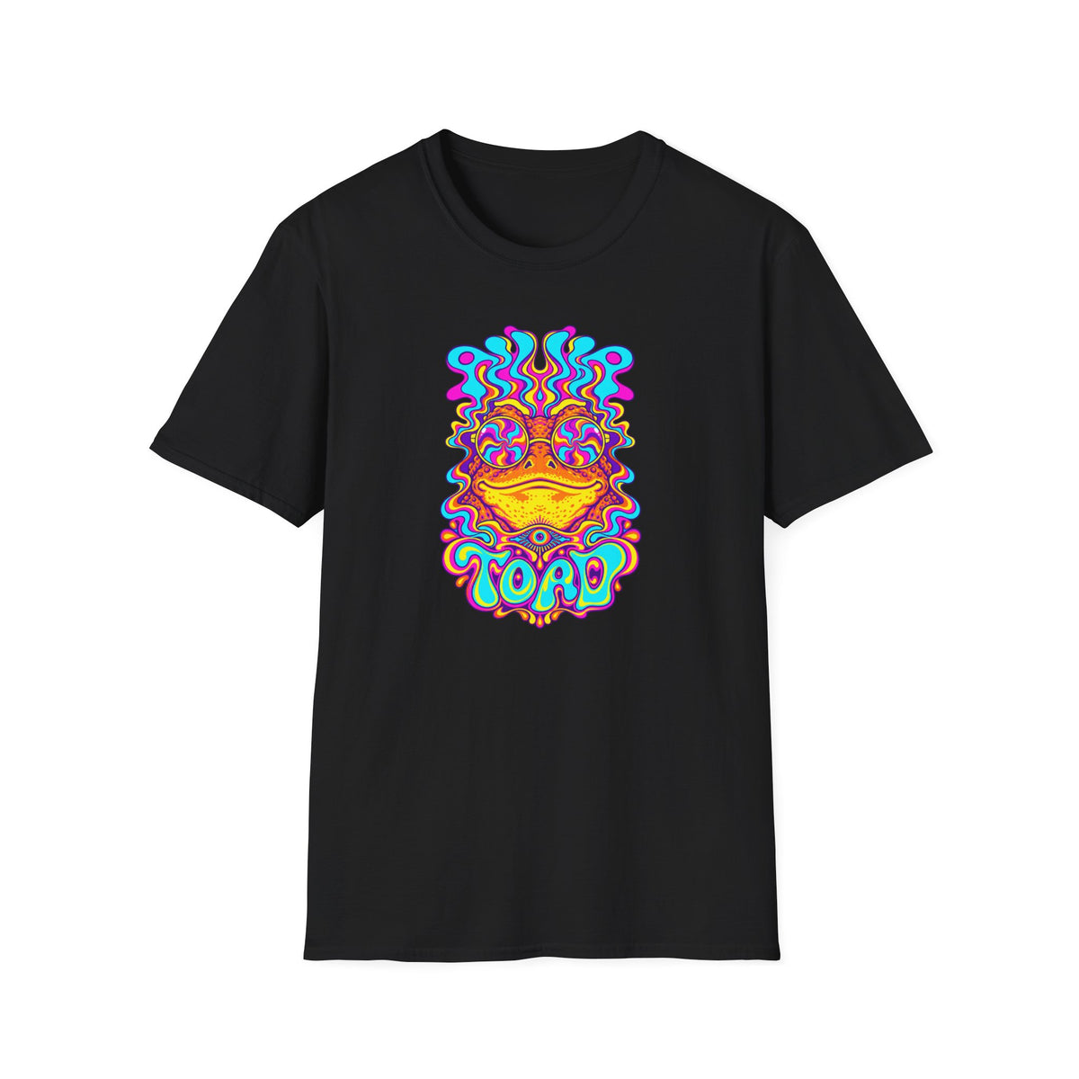 Psychedelic Toad Unisex Softstyle T-Shirt