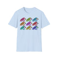Skeleton Toad catching flies Unisex Softstyle T-Shirt