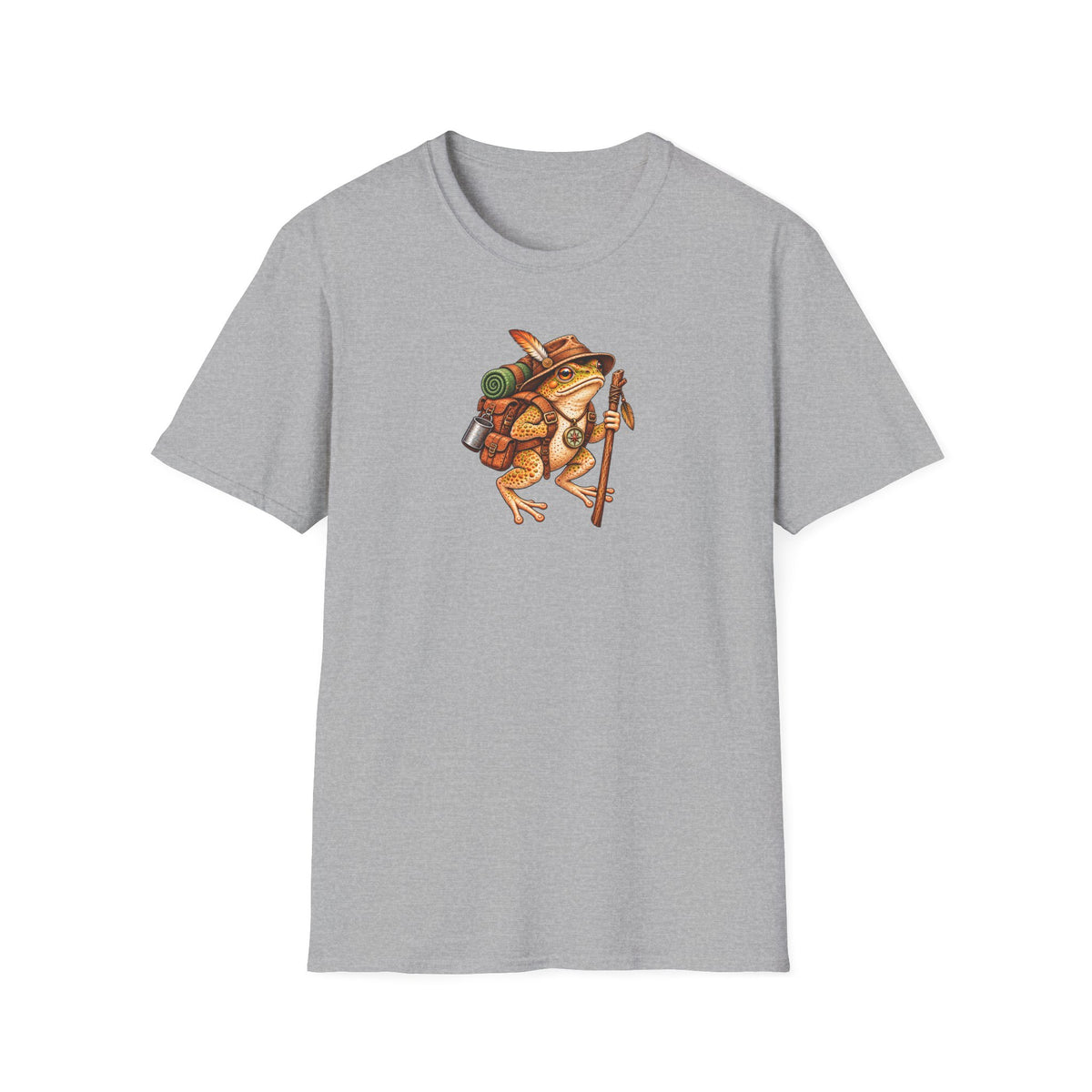 Hiking Toad Unisex Softstyle T-Shirt