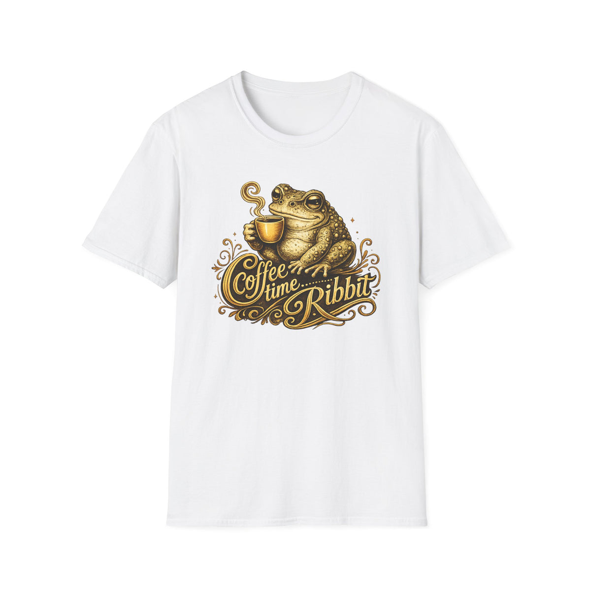 Coffee time Ribbit Unisex Softstyle T-Shirt