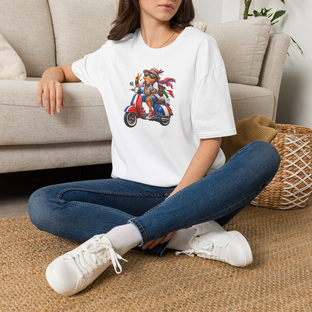 Italian Toad on Scooter Unisex Softstyle T-Shirt