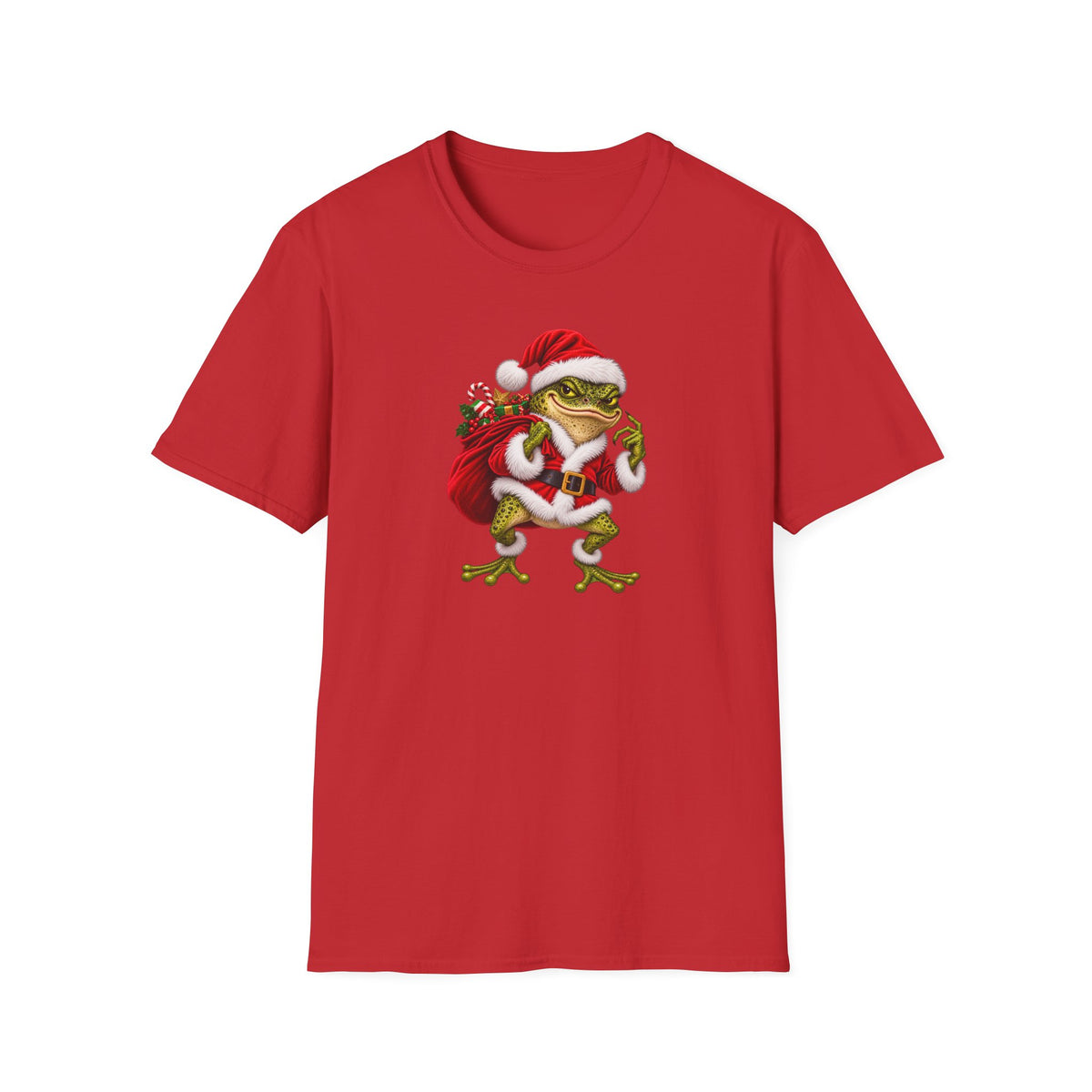 Chrismas grinch Toad Unisex Softstyle T-Shirt
