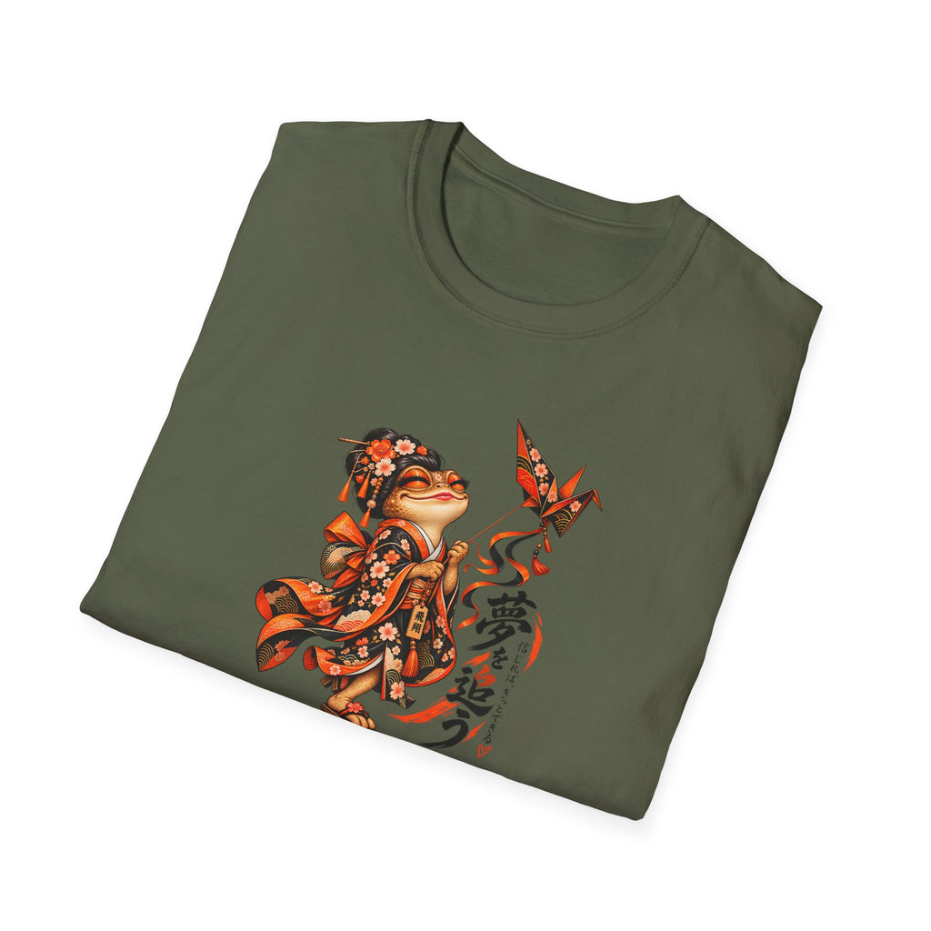 Kite Flying Toad Unisex Softstyle T-Shirt